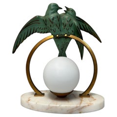 Art Deco nightlight Attributed to H.de Vramy