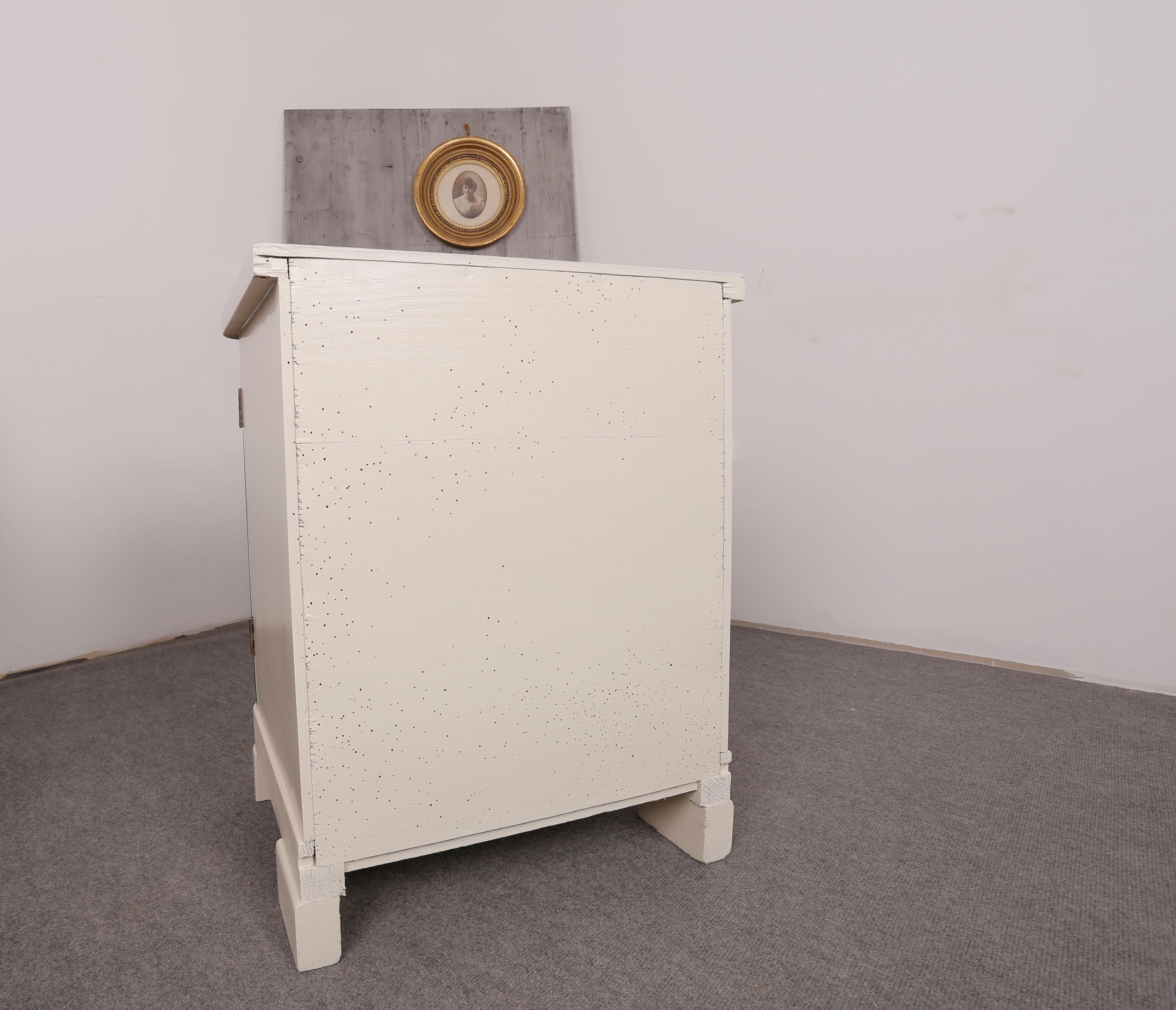 Painted Art Deco Nightstand For Sale