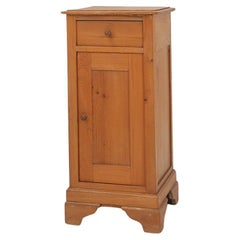 Art Deco nightstand in pine wood, France ca. 1930
