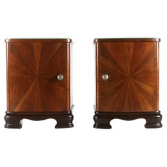 Art Deco Nightstands, Ca.1930