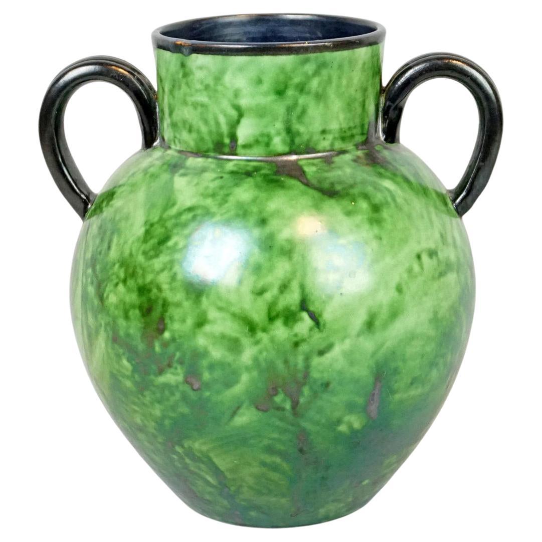 Art Deco Nittsjö Vase by Erik Mornils, Sweden, 1930s