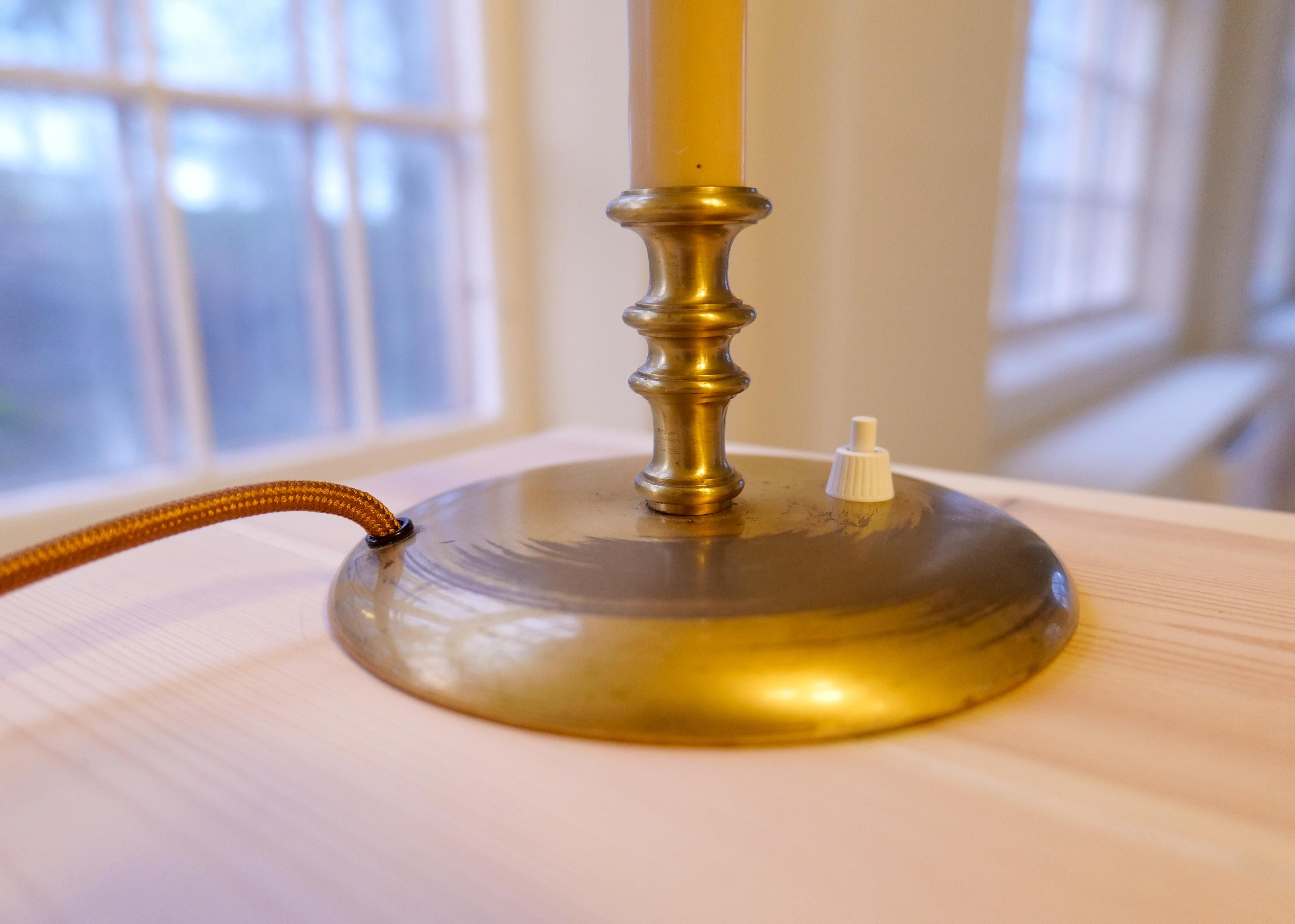 Art Deco Nordiska Kompaniet Table Lamp made in Sweden, 1940s in vendita 4