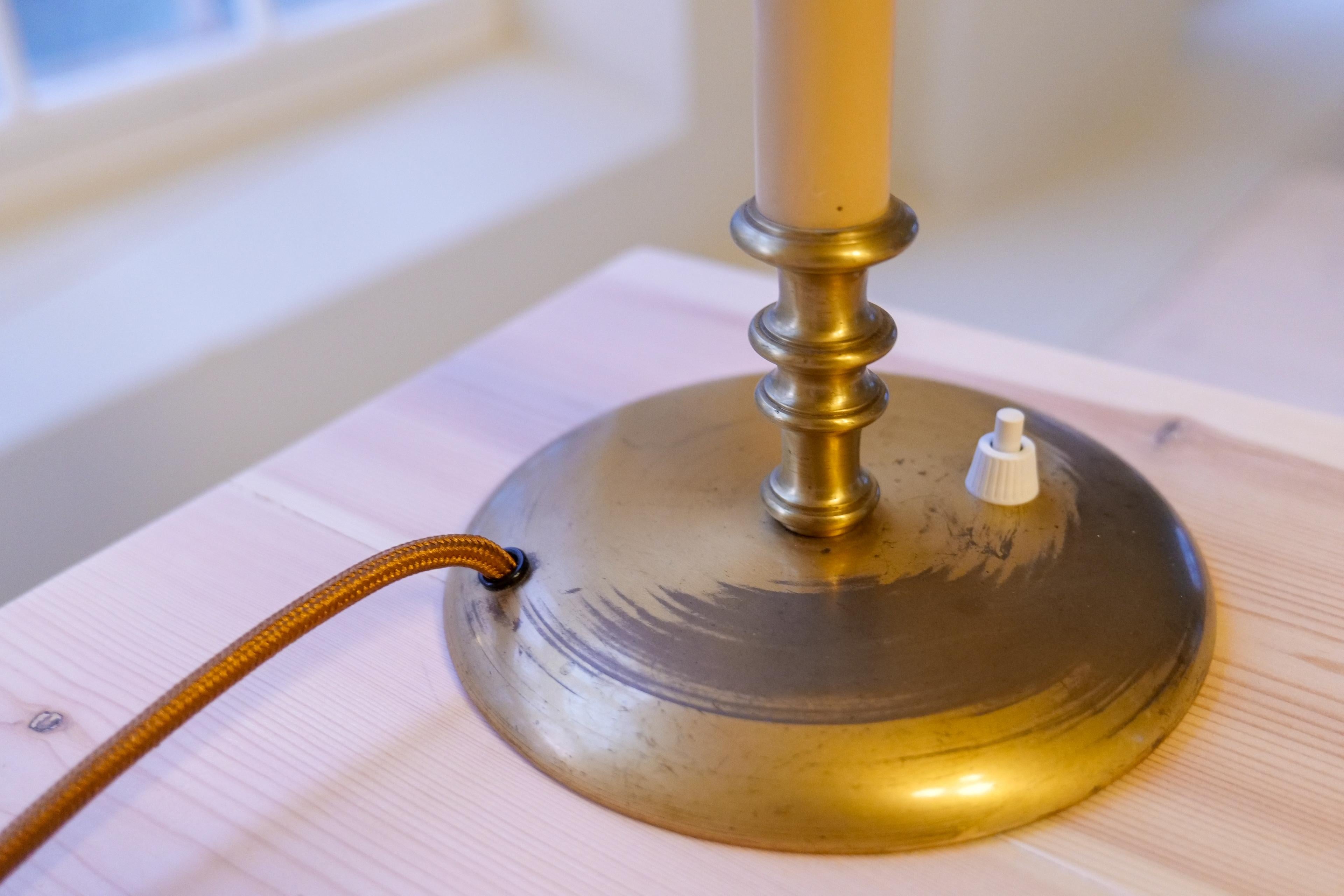 Art Deco Nordiska Kompaniet Table Lamp made in Sweden, 1940s in vendita 5