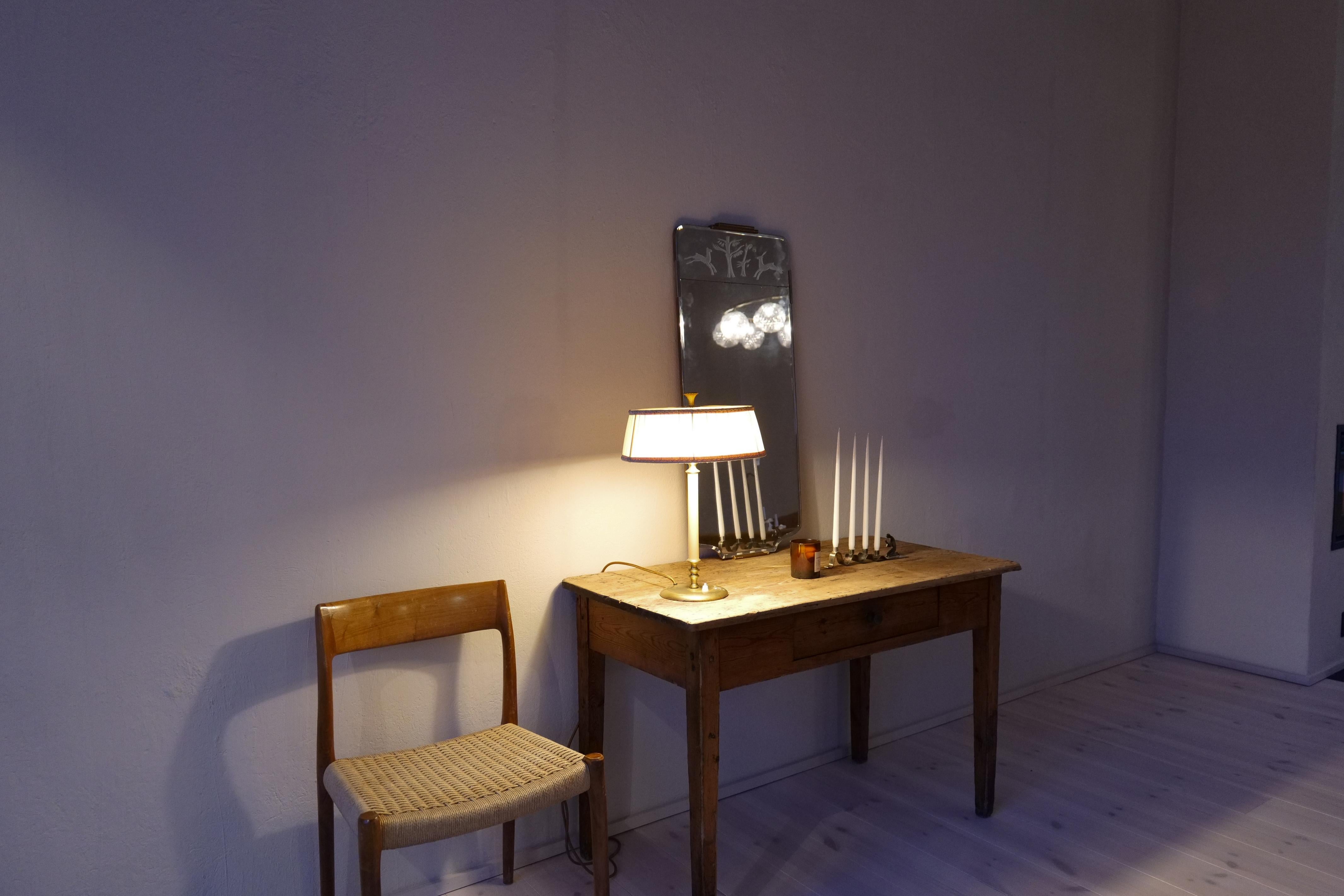 Art Deco Nordiska Kompaniet Table Lamp made in Sweden, 1940s in vendita 1