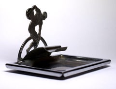 Art Deco Novelty Chrome Ashtray