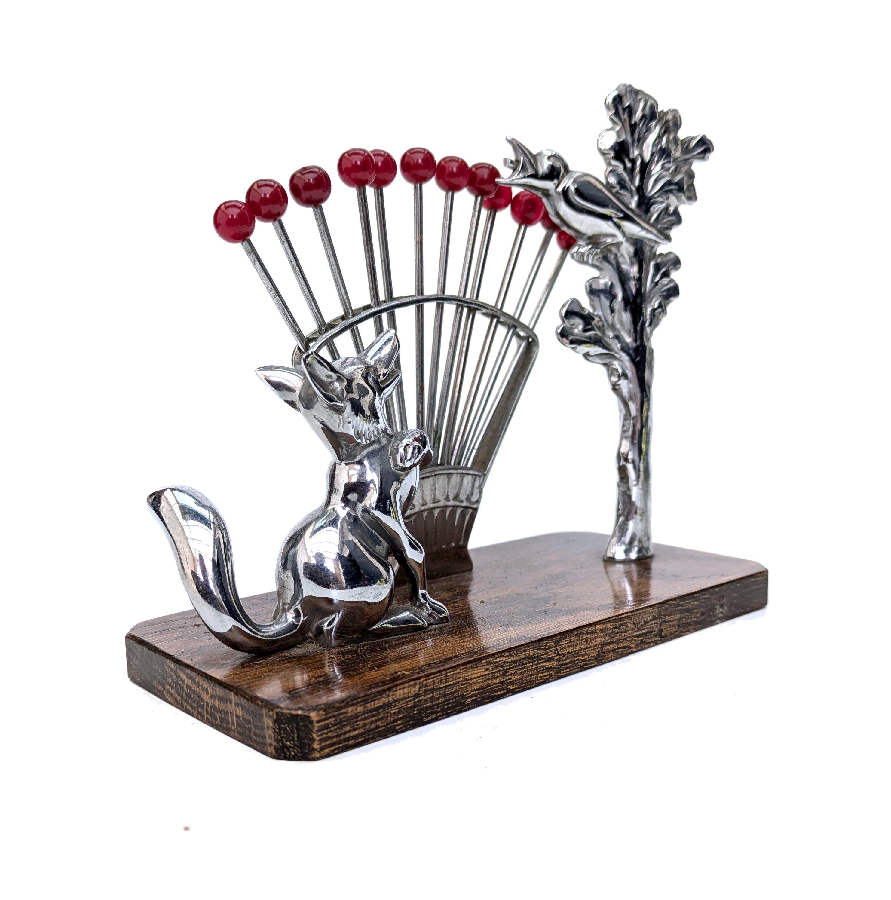 Art Deco Novelty Cocktail Sticks,  French, 1930's In Good Condition For Sale In Devon, England
