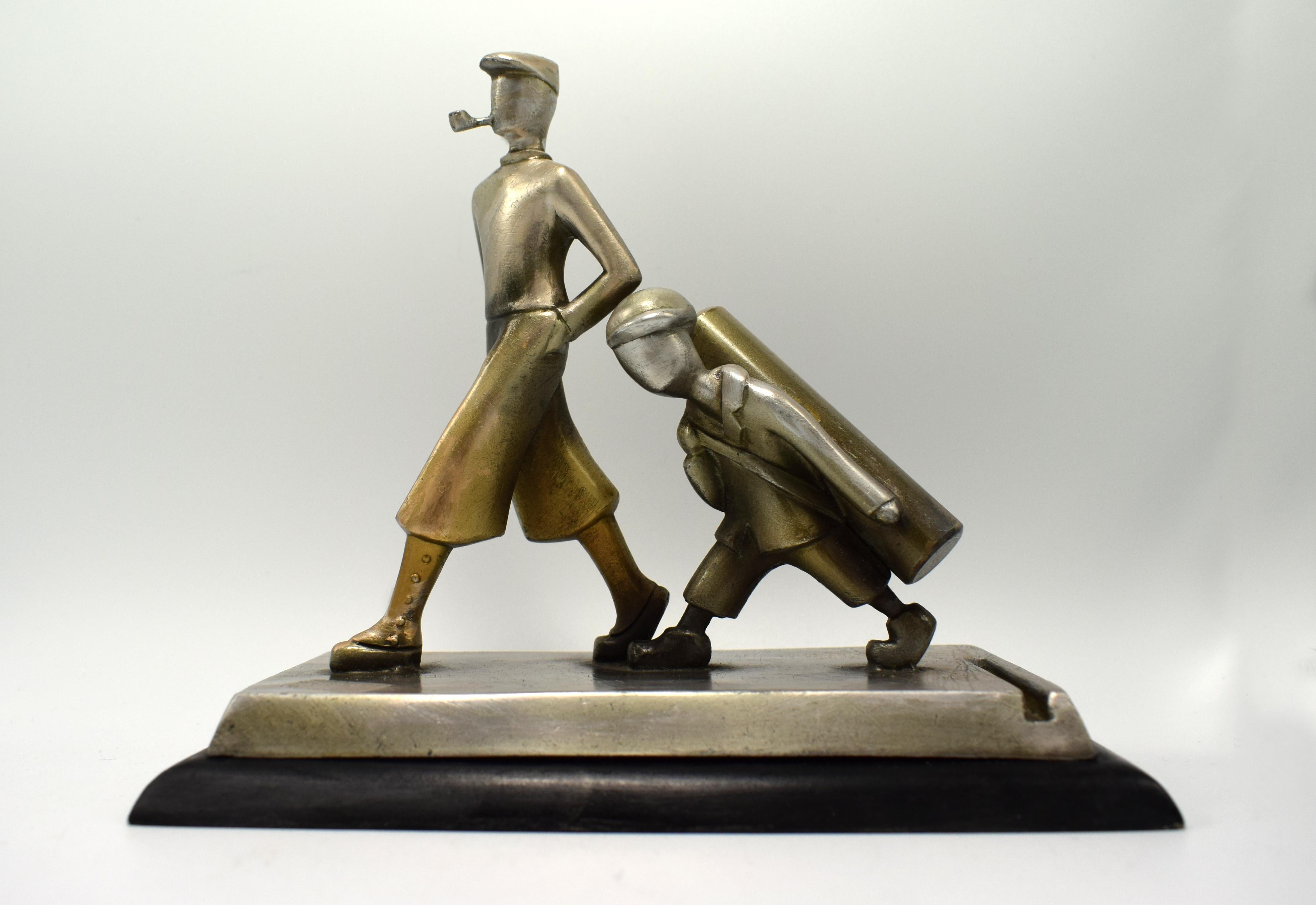 Art Deco Novelty Golfing Match Striker, circa 1930 1