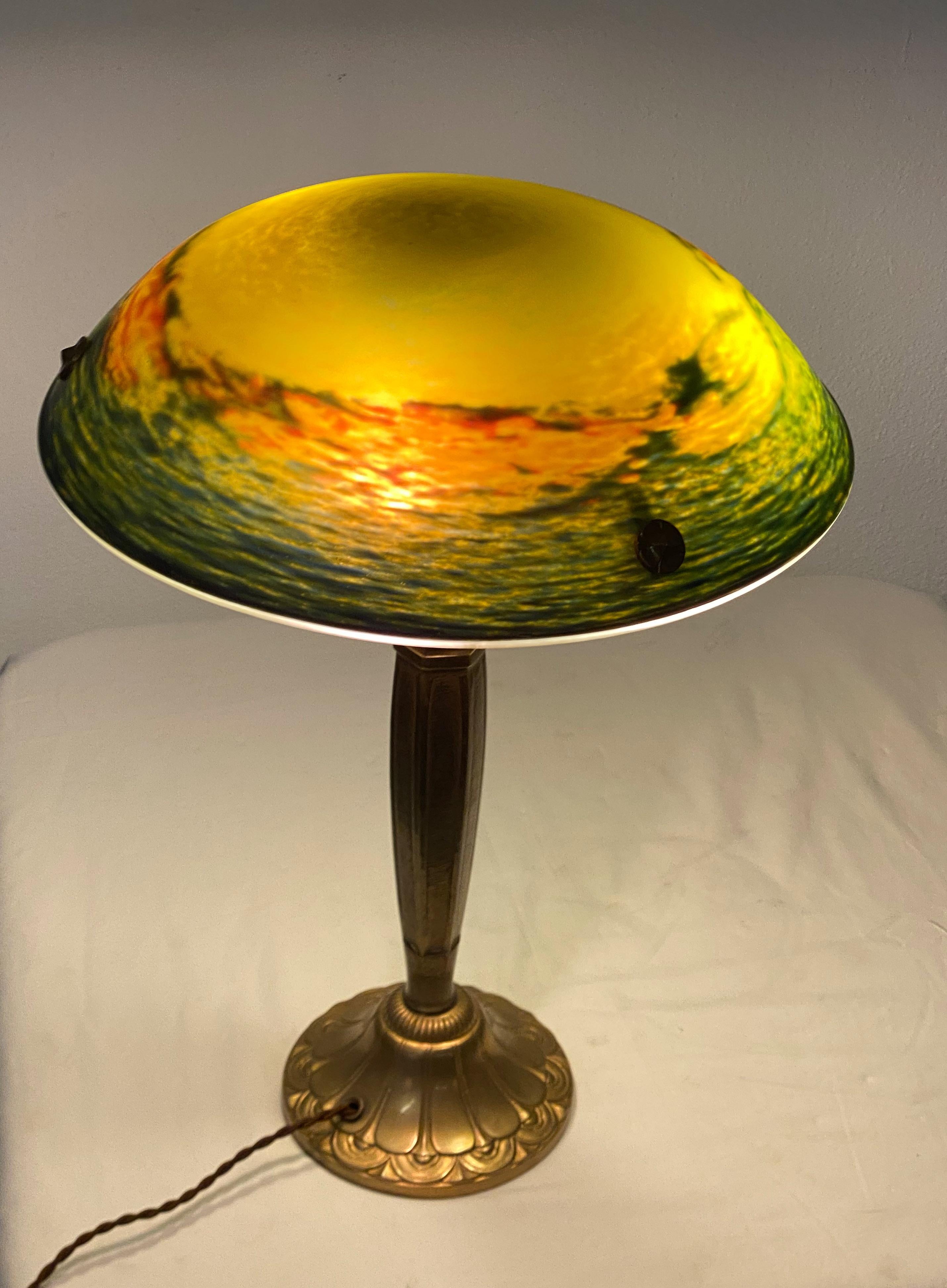 Art Deco Noverdy Table Lamp For Sale 12