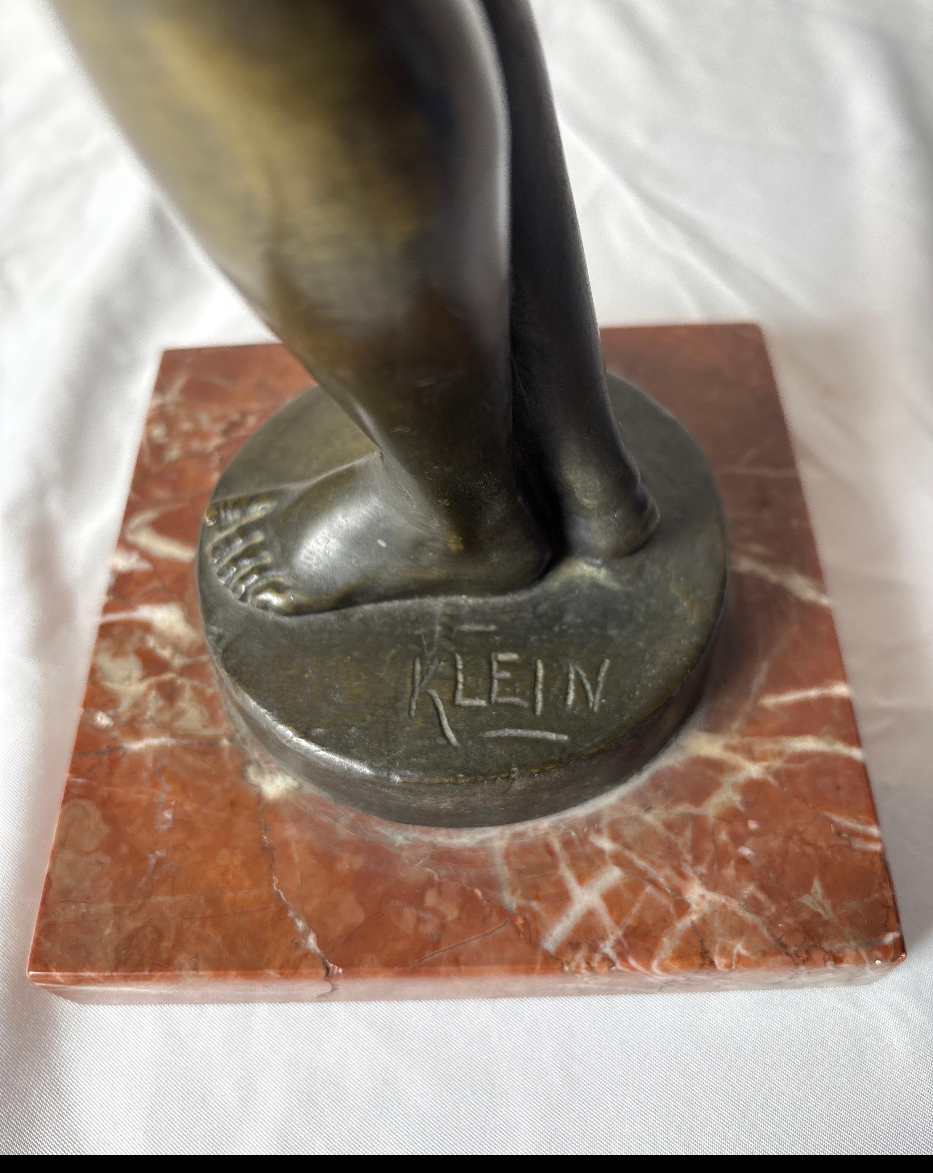 Art Deco Nude Bronze For Sale 3