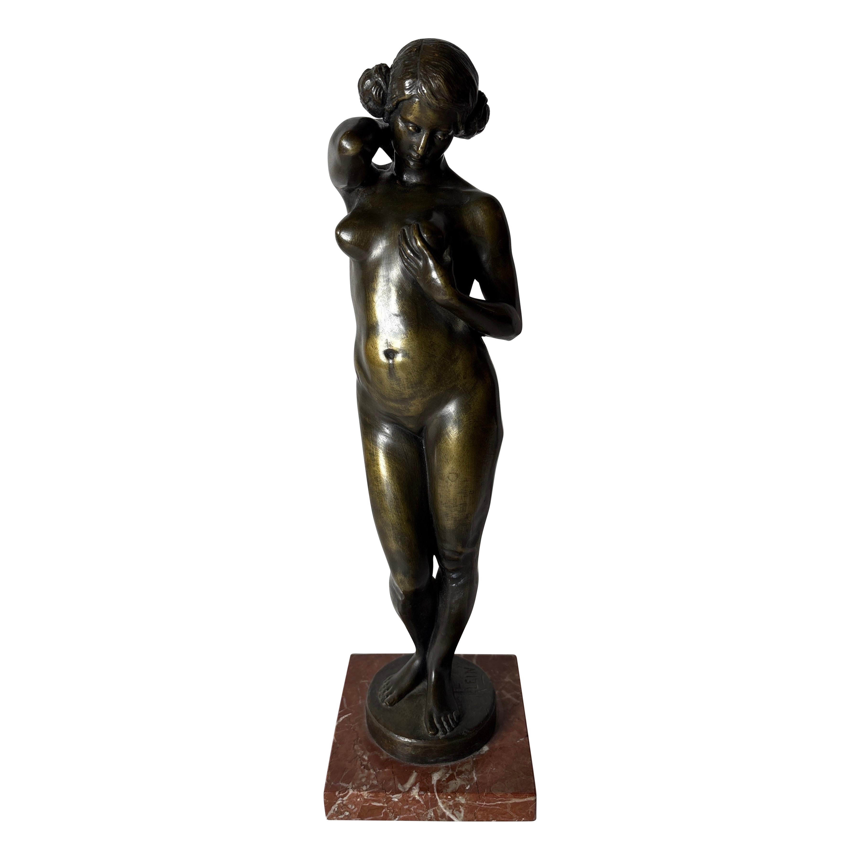 Art Deco Nude Bronze
