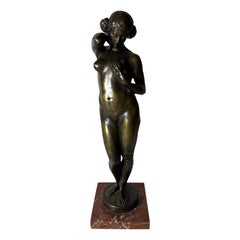 Art Deco Nude Bronze