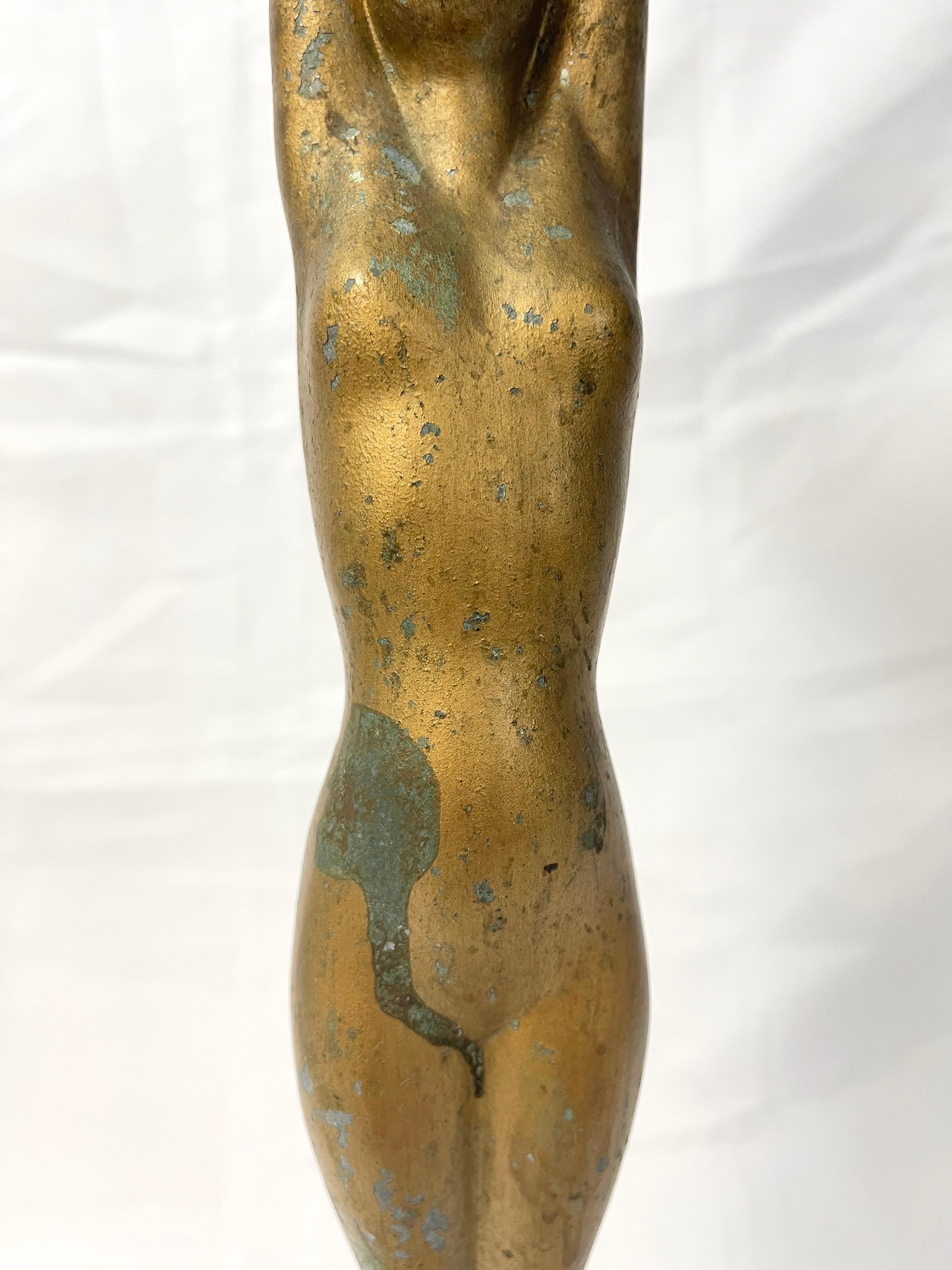 Art Deco Nude Smoking Stand Signed Frankart For Sale 6