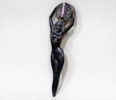Art Deco Nudy Lady Thermometer