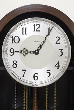 Orologio Art Deco a cassa lunga in Oak e mogano di Enfield