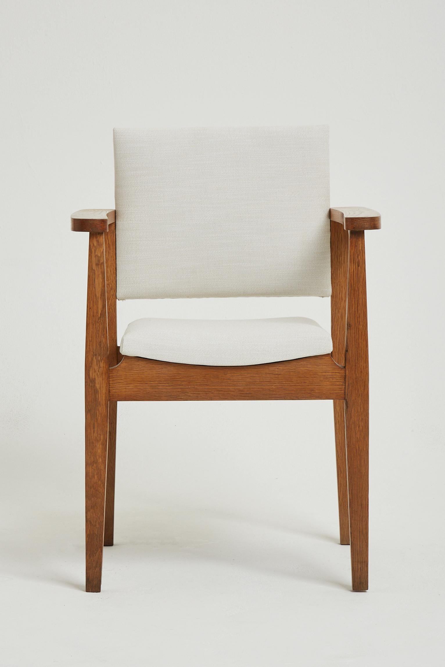 Sessel aus Eichenholz im Art déco-Stil im Zustand „Gut“ in London, GB