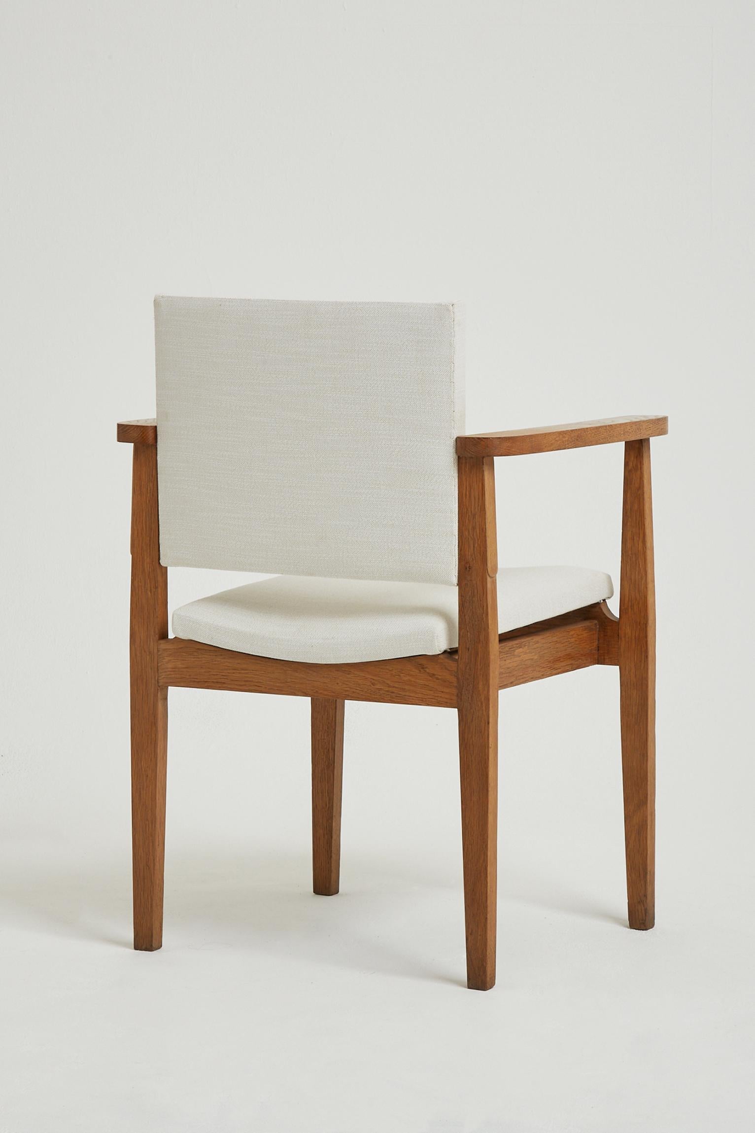 Sessel aus Eichenholz im Art déco-Stil (20. Jahrhundert)