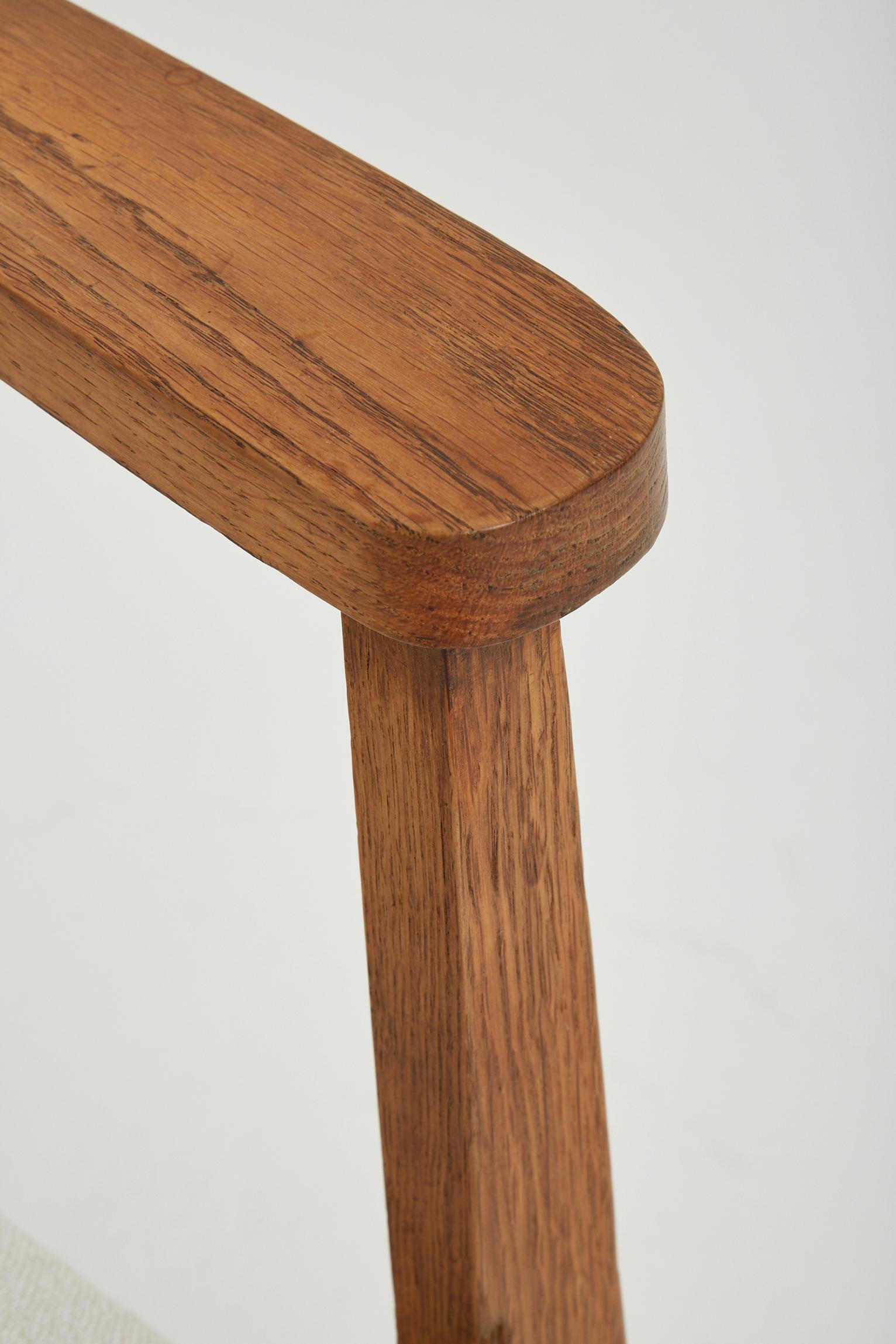 Sessel aus Eichenholz im Art déco-Stil 3
