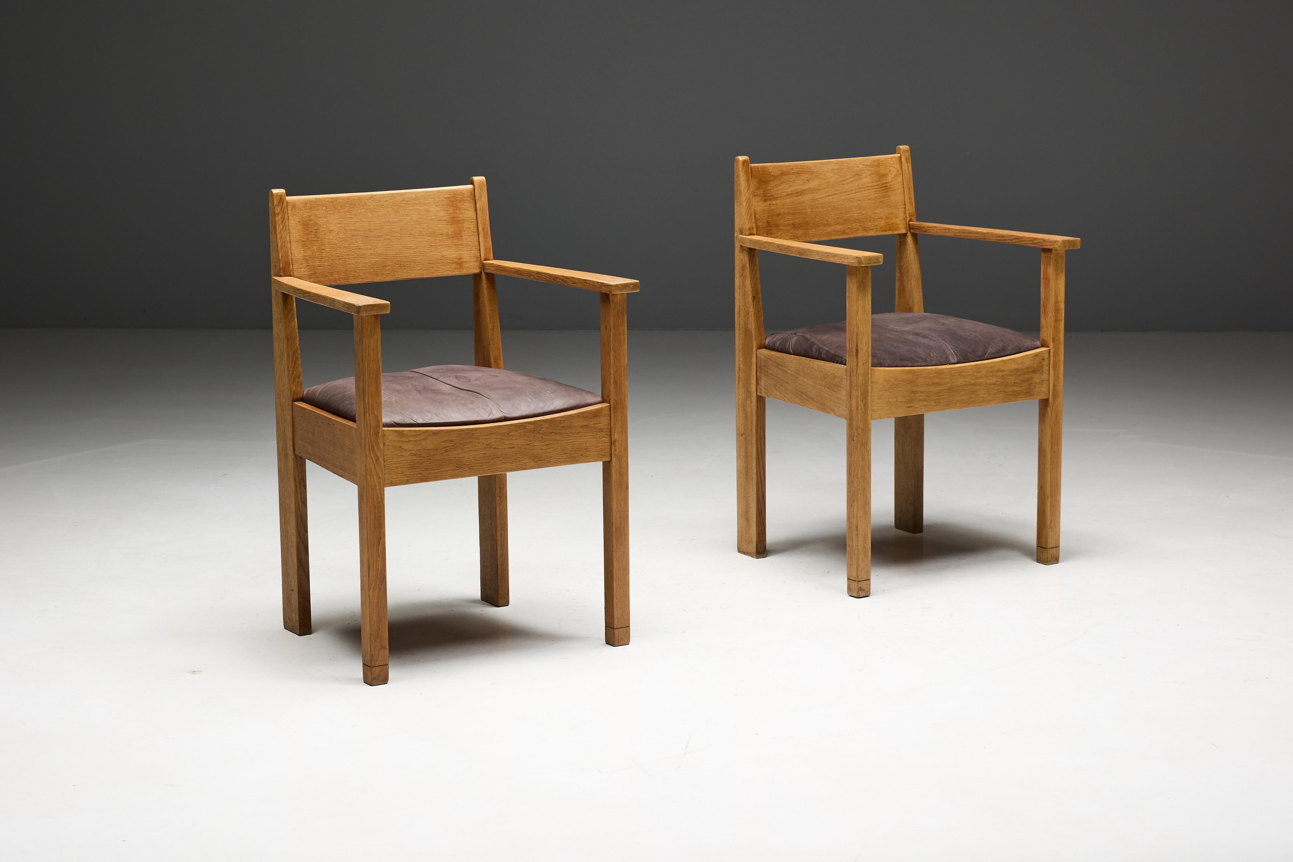 italien Fauteuils Art déco, Pays-Bas, années 1930 en vente