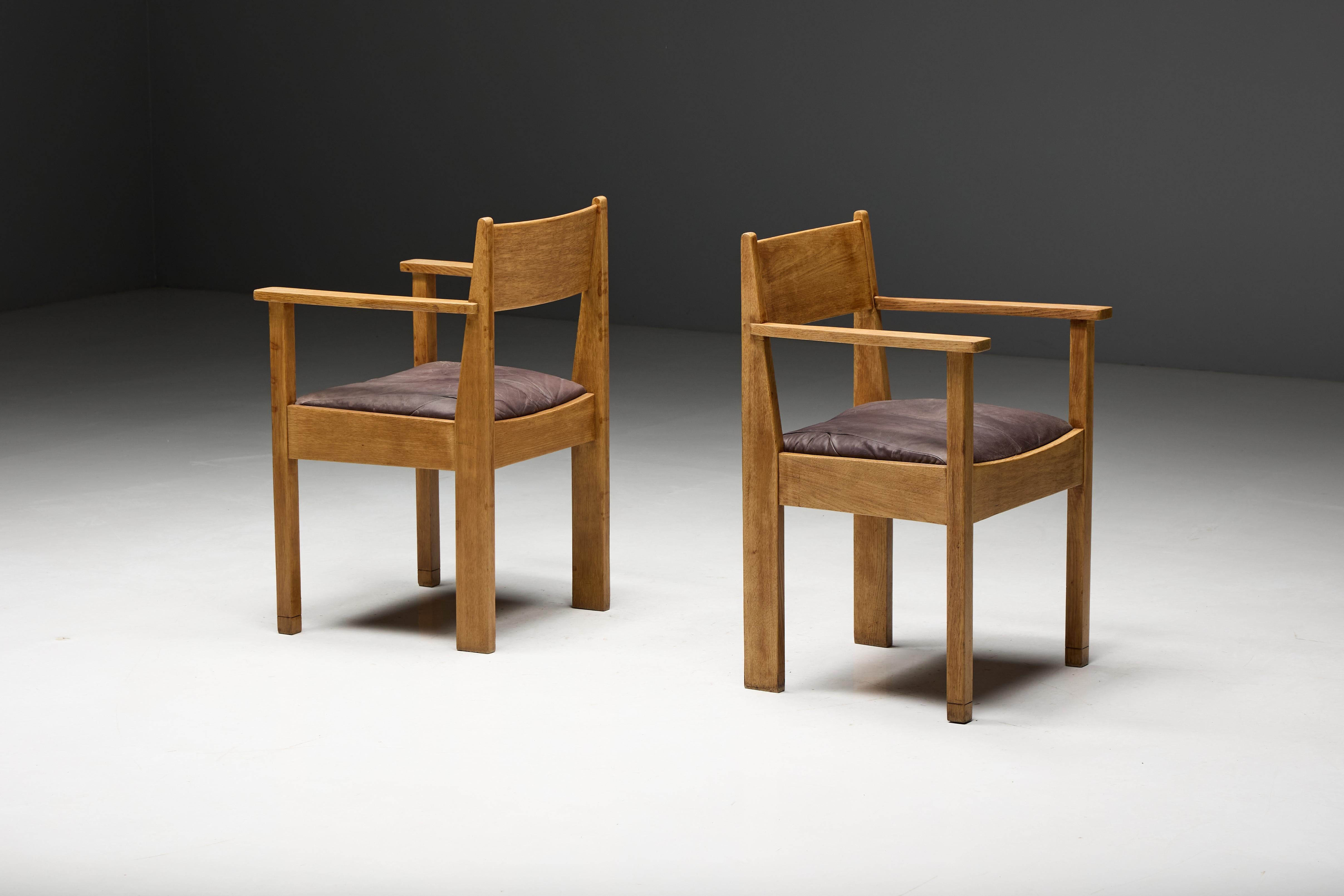 Fauteuils Art déco, Pays-Bas, années 1930 Excellent état - En vente à Antwerp, BE