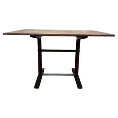 Art Deco oak bistro table
