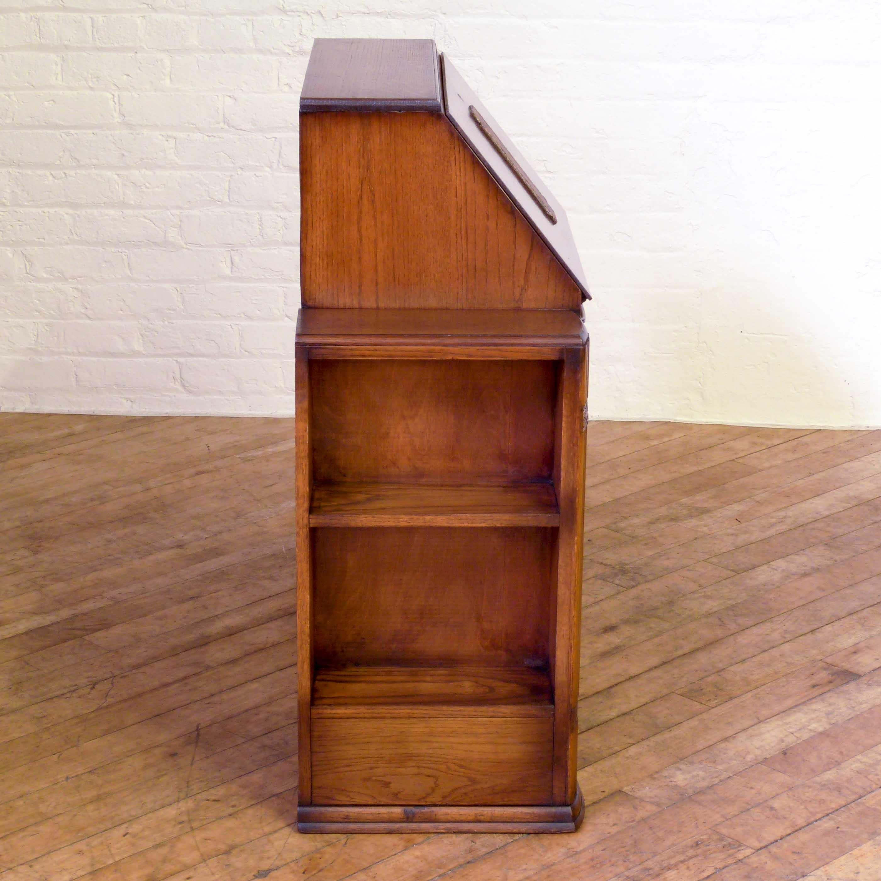 Art Deco Oak Bureau 2