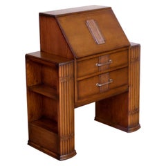 Art Deco Oak Bureau