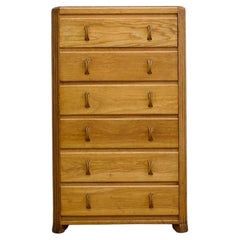 Commode en Oak Art Deco de Herbert Gibbs, années 1930