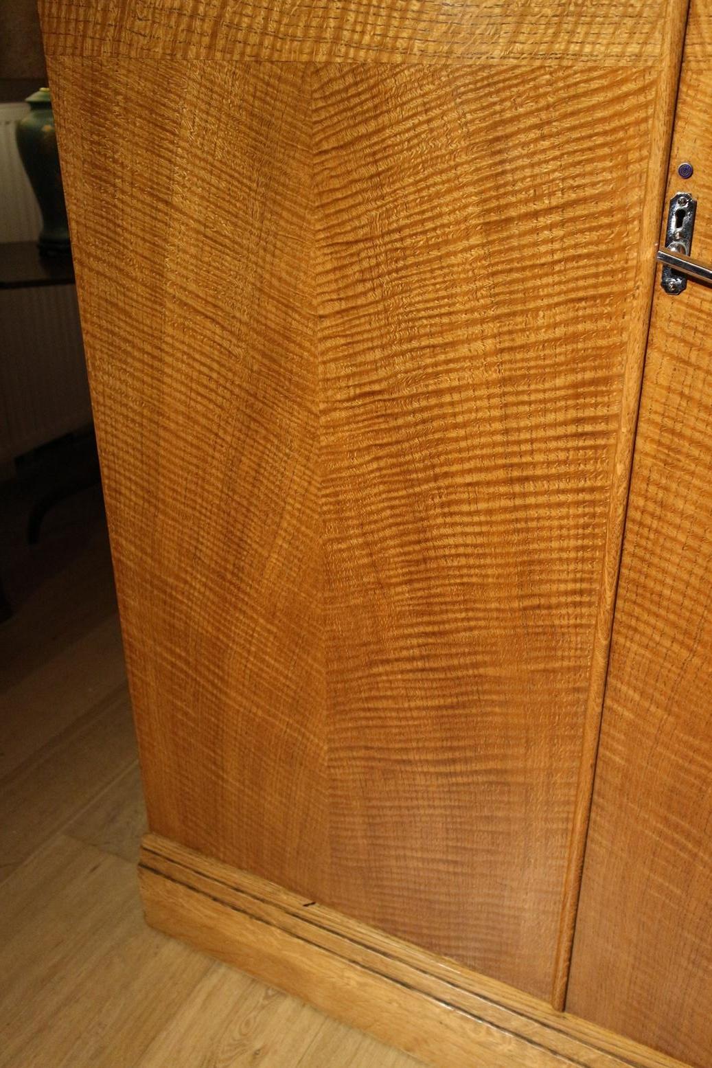 Art Deco Oak Compactom Wardrobe 6