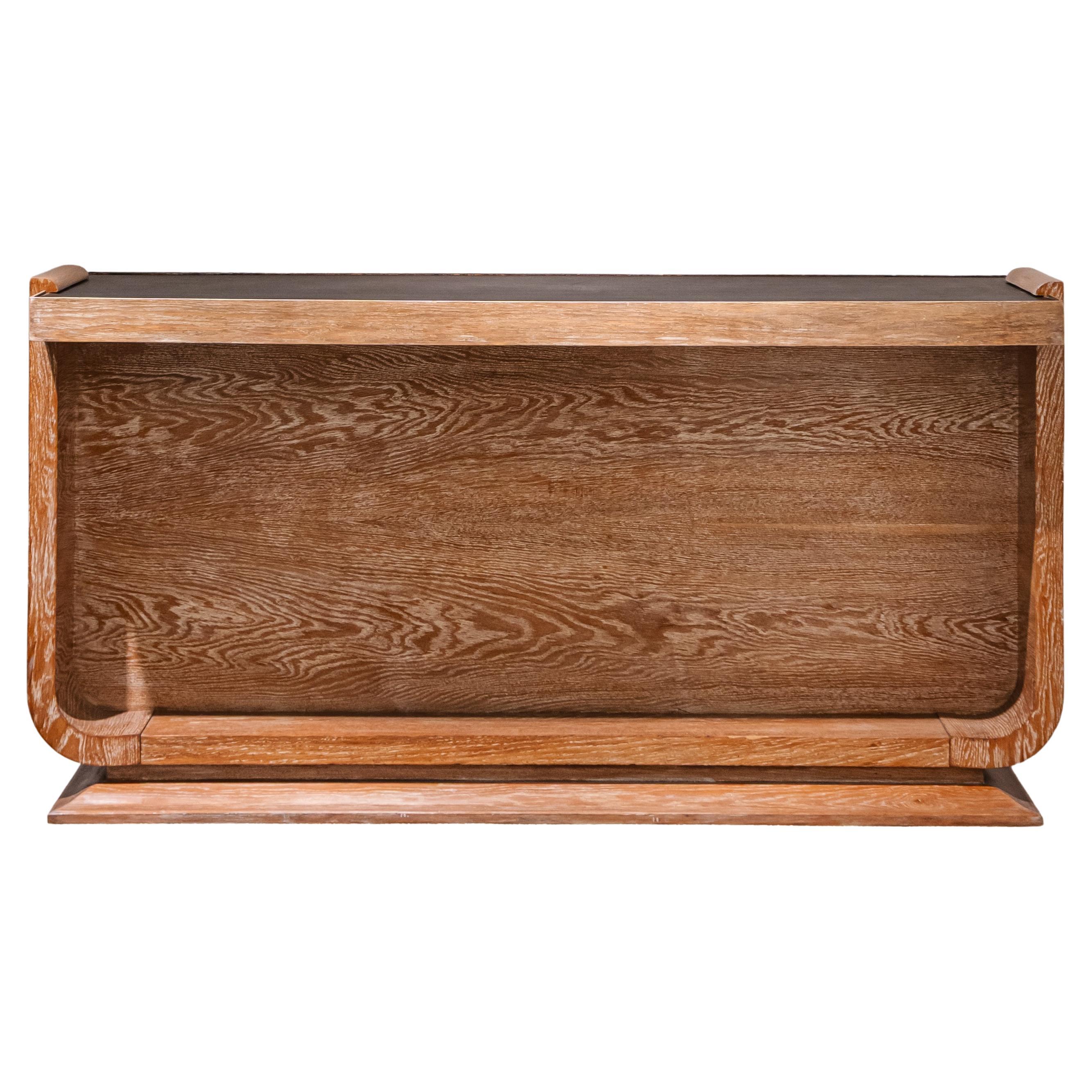 Art Deco Oak Console