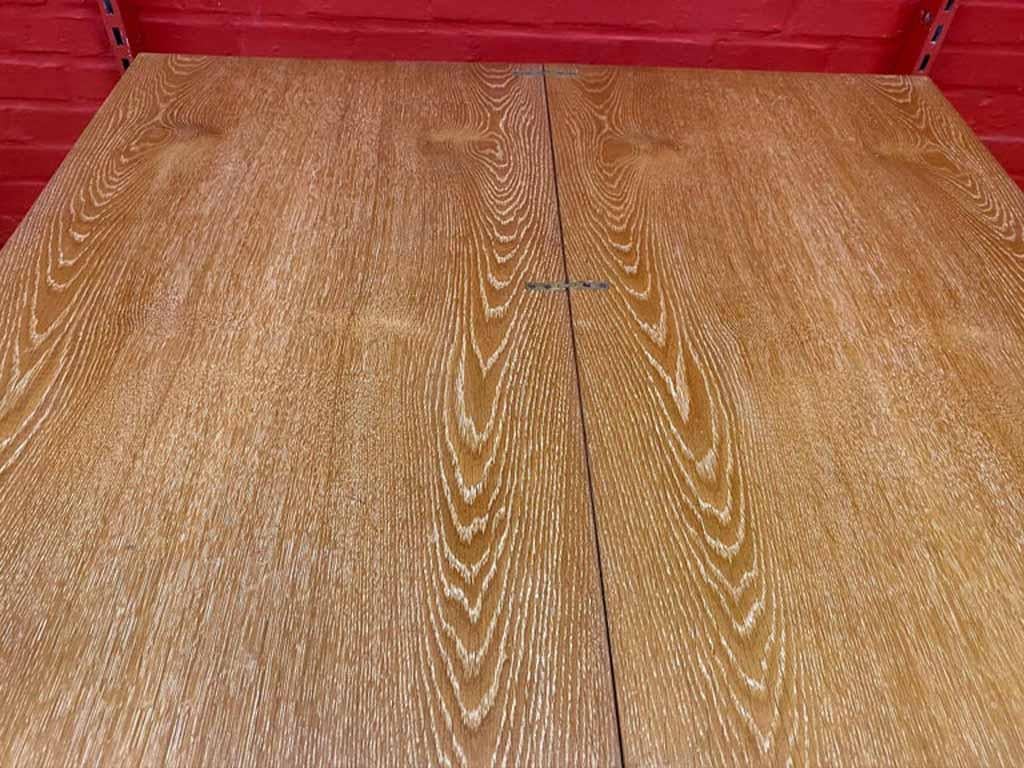 Art Deco Oak Console or Table and Table, circa 1930 For Sale 10