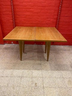 Art Deco Oak Console or Table and Table, circa 1930