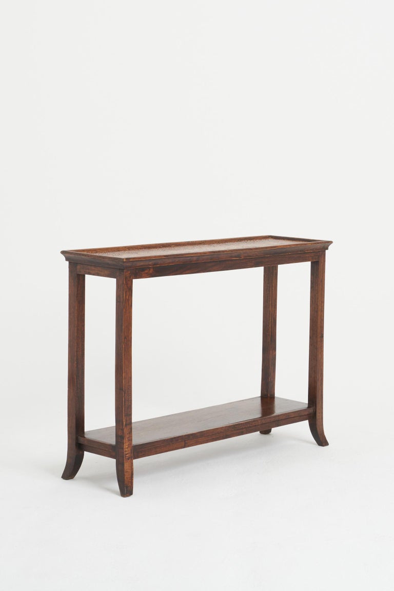 Art Deco Oak Console Table For Sale at 1stDibs