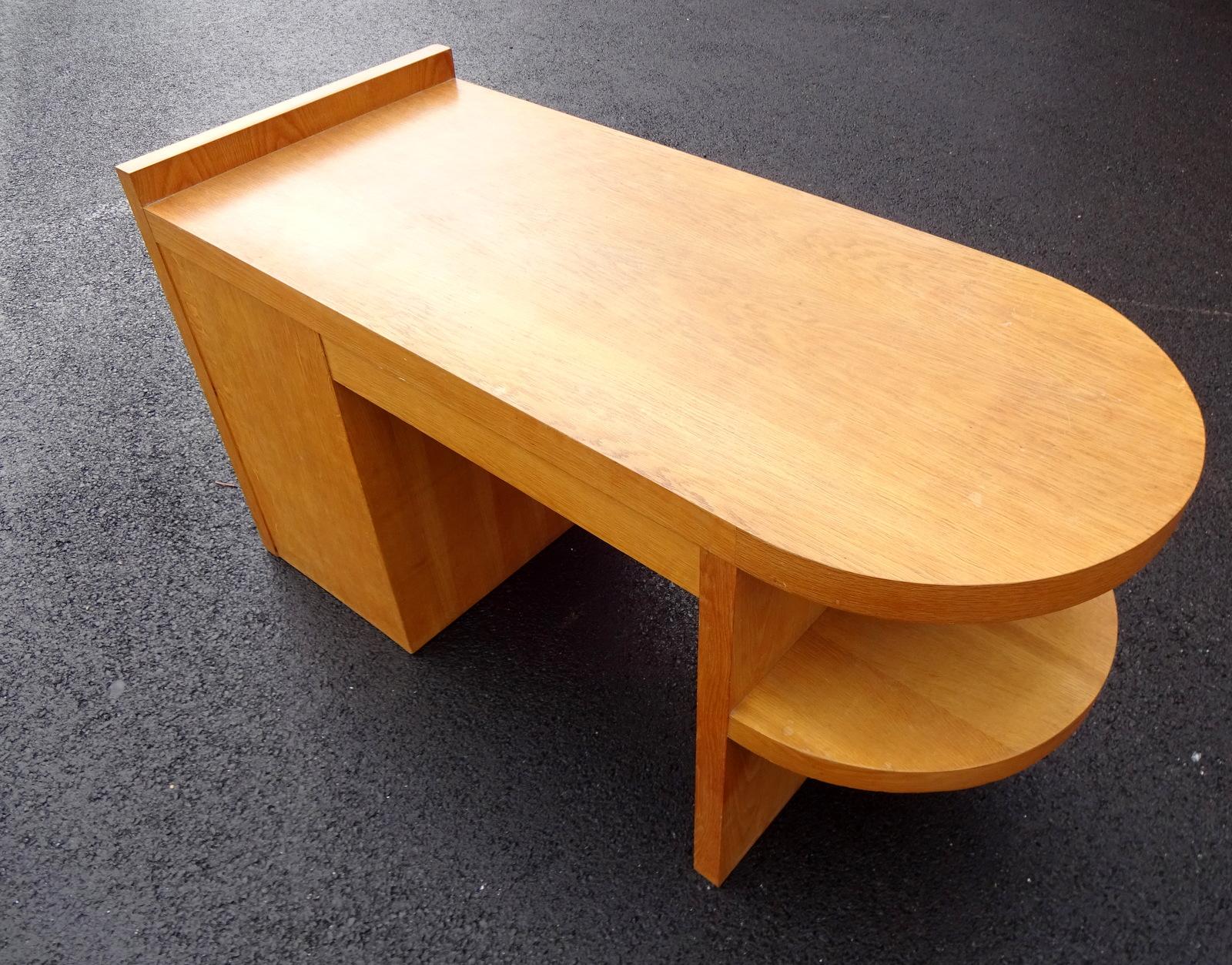 Art Deco Oak Desk 1