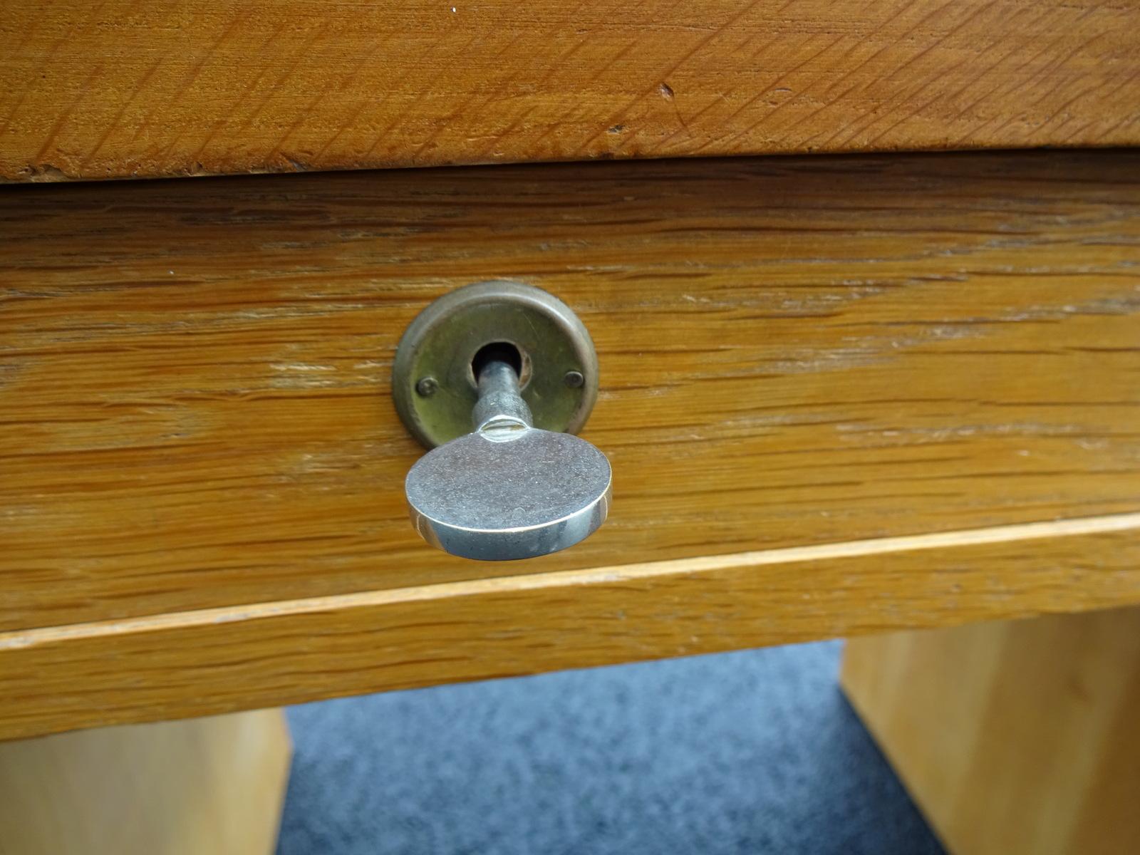 Art Deco Oak Desk 4