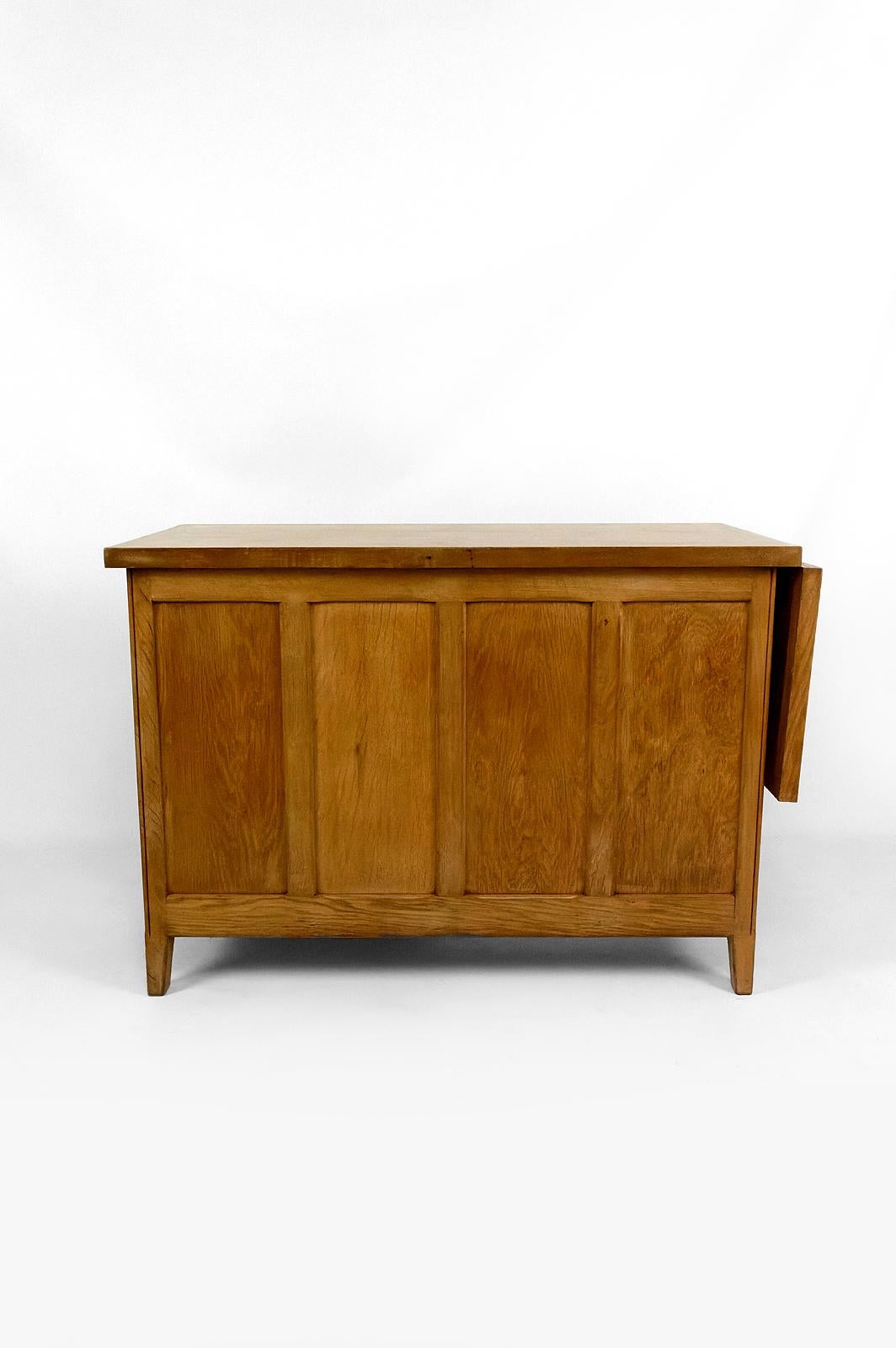 Art Deco oak desk, France, Circa 1940 For Sale 2