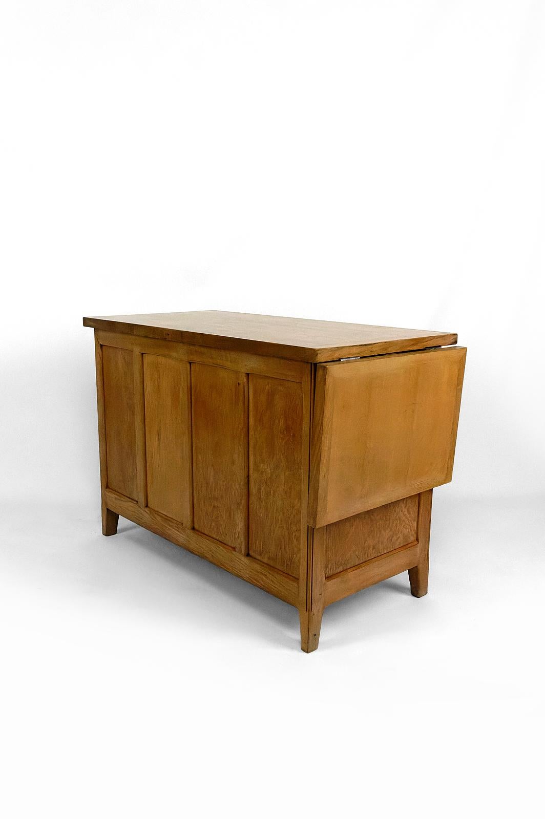 Art Deco oak desk, France, Circa 1940 For Sale 3