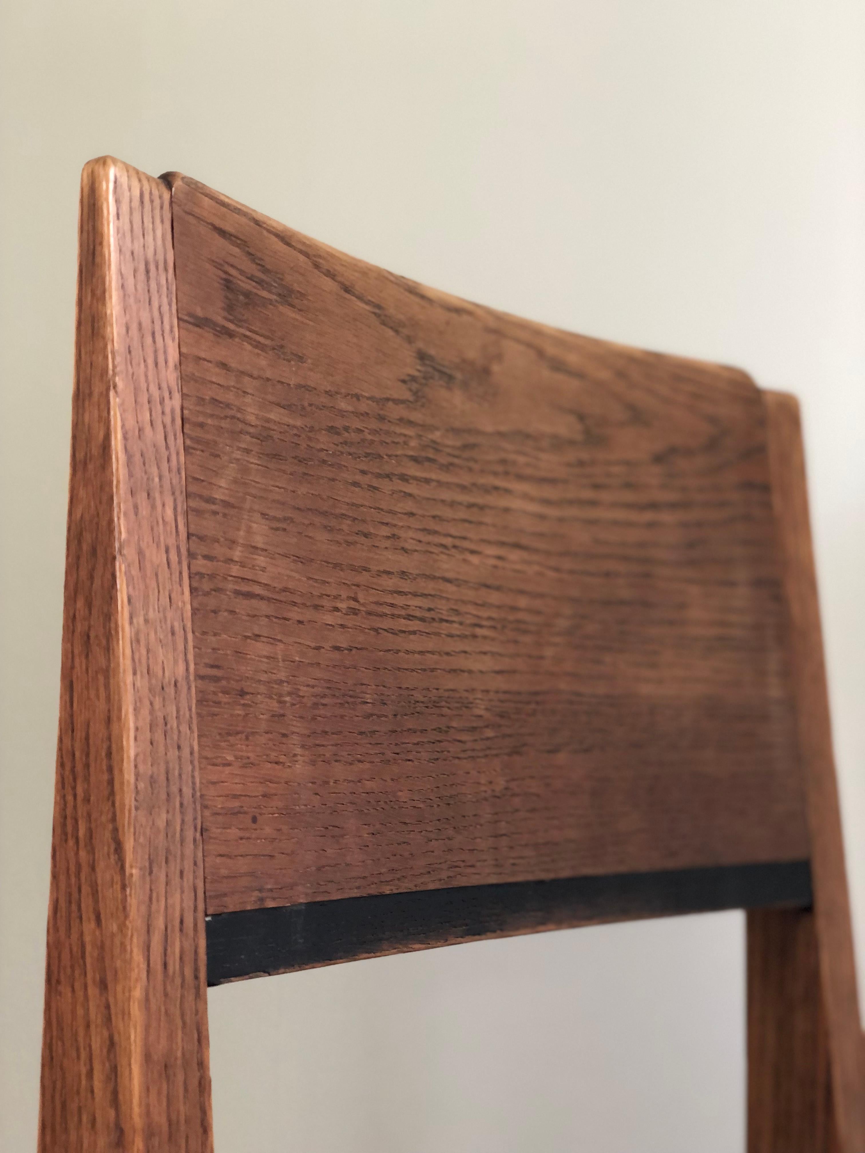 Début du 20ème siècle Chaise de salle à manger en Oak Oak Art Deco par J.A. Muntendam pour L.O.V. Oosterbeek des années 1920. en vente