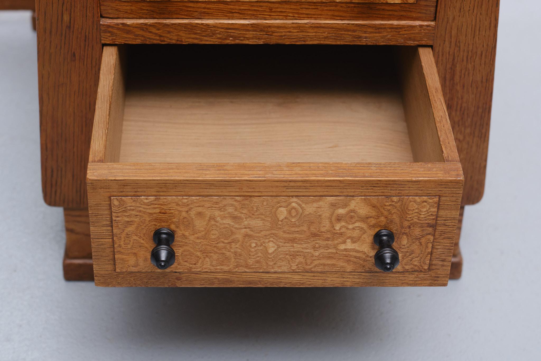 Art Deco Oak Dressing Table 1925 Holland For Sale 1