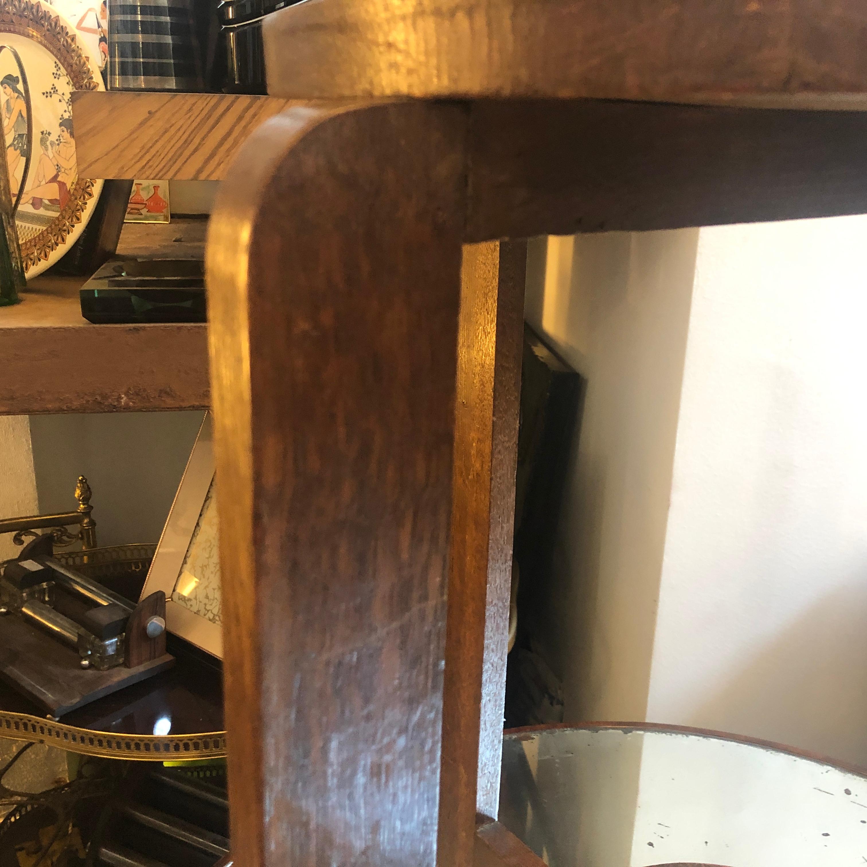 Art Deco Oak Dutch Side Table, circa 1930 3