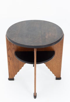 Art Deco Oak Dutch Side Table