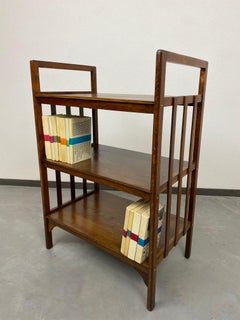 Art Deco Oak Etagere