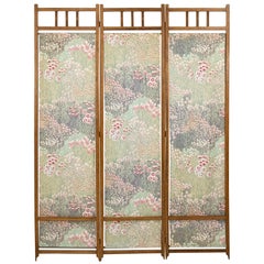 Art Deco Oak Folding Screen Dutch