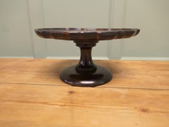 Art Deco Oak Lazy Susan Tazza A very useful piece, a revolving platter