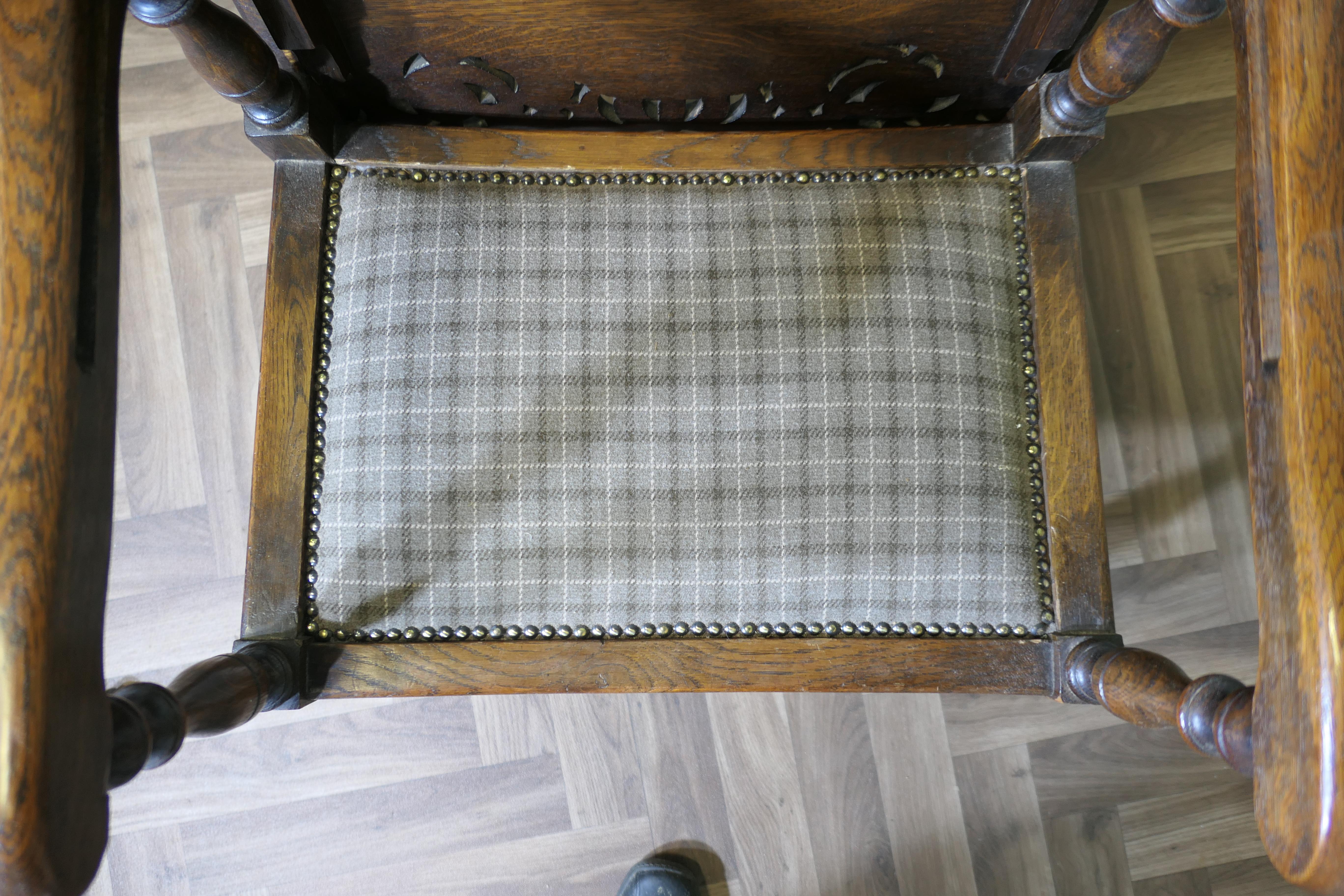 Art Deco Oak Monks Bench Coffee Table For Sale 1