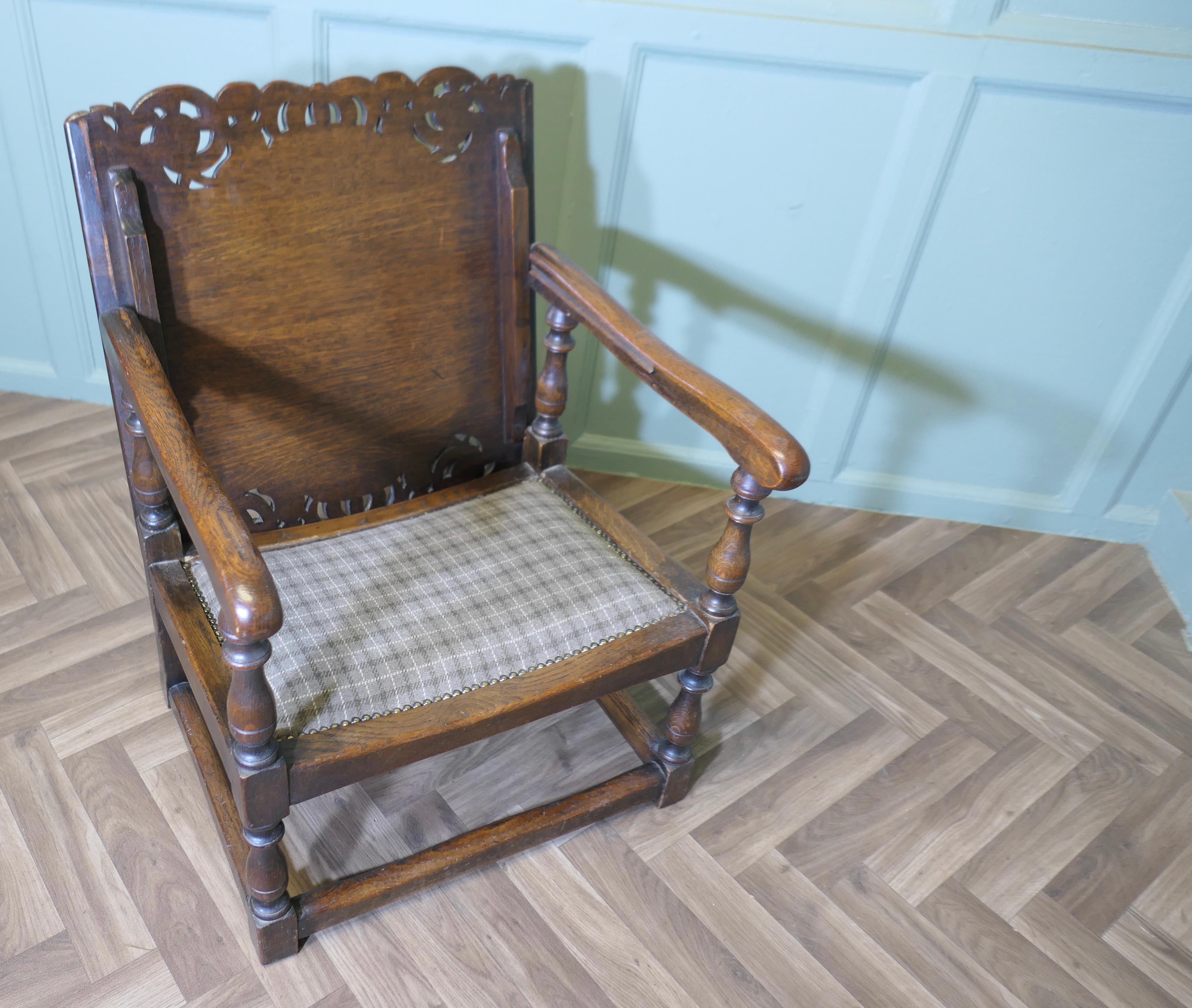 Art Deco Oak Monks Bench Coffee Table For Sale 2