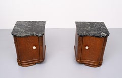 Art Deco Oak Night stands