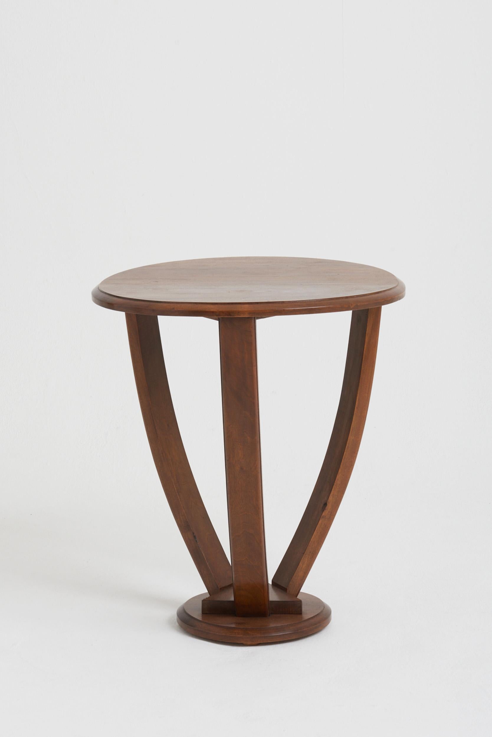Art Deco Oak Side Table at 1stDibs