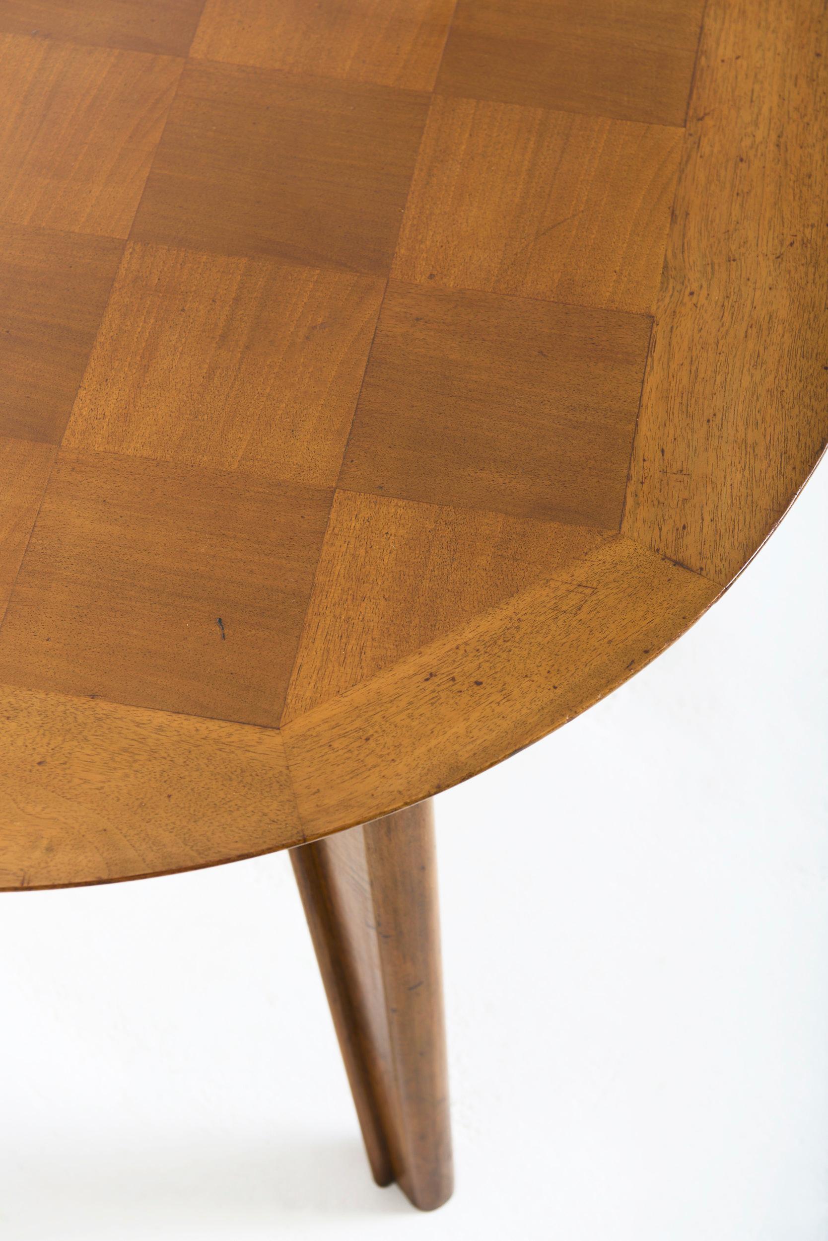 Mid-20th Century Art Deco Oak Side Table For Sale