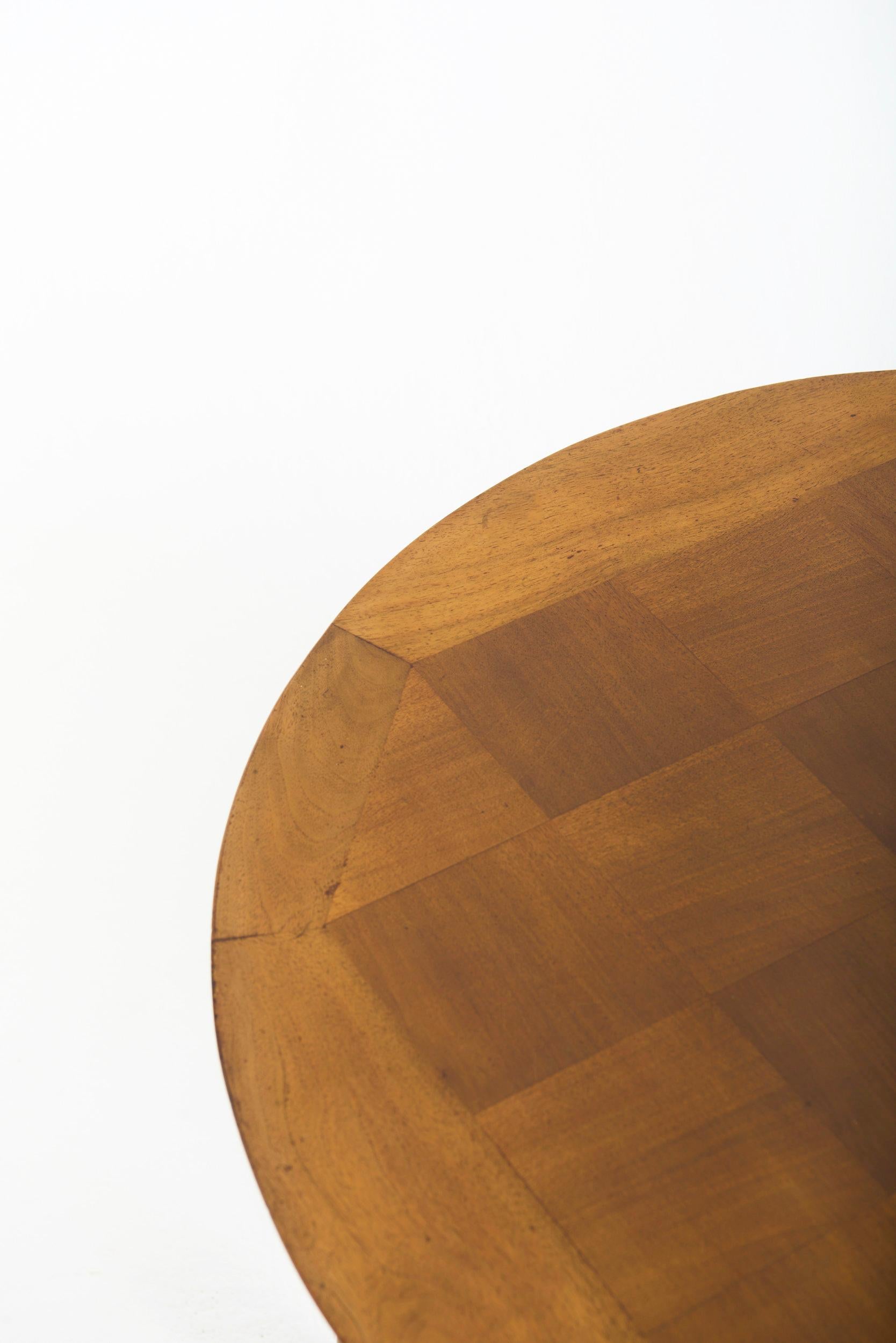 Art Deco Oak Side Table For Sale 1