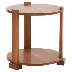 Art Deco Oak Side Table